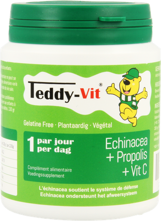 Teddy Vit Echinacea+propolis+vit C Beertjes 50 2