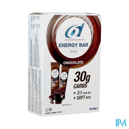 6d Energy Bar Chocolate 6x46g