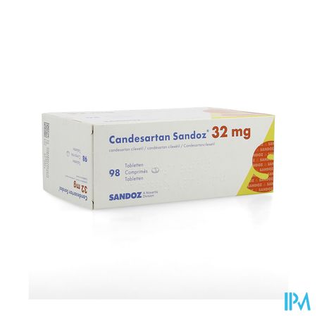 Candesartan Sandoz Tabl 98 X 32mg