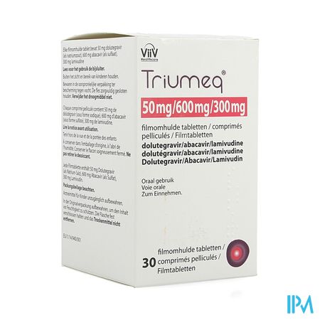 Triumeq 50/600/300mg Abacus Filmomh Tabl 30