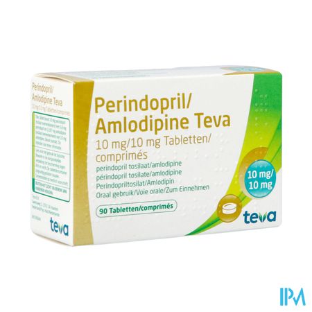 Perindopril Amlodipine Teva 10mg/10mg Comp 90