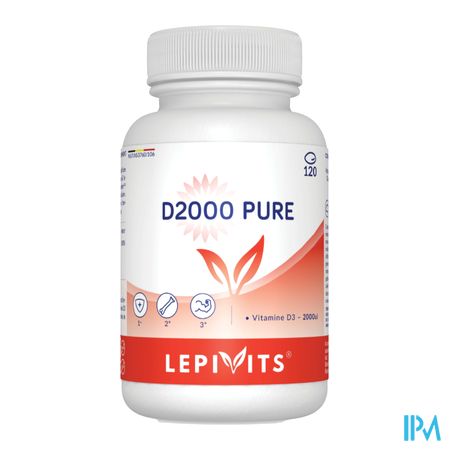 D2000 Pure Caps 120 Lepivits 1