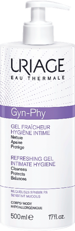 Uriage Gyn-phy Gel Fraicheur Hygiene Intime 500ml 1