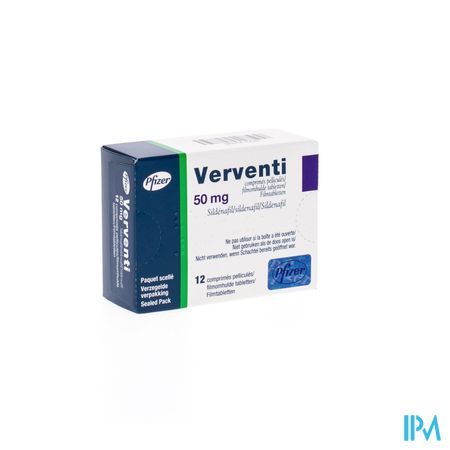 Verventi 50mg Filmomh Tabl 12