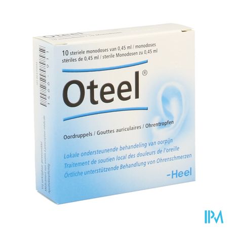 Oteel Gutt Auriculaires 10x0,45ml Heel