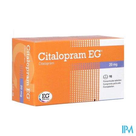 Citalopram Eg Pi Pharma Comp 98x20mg Pip