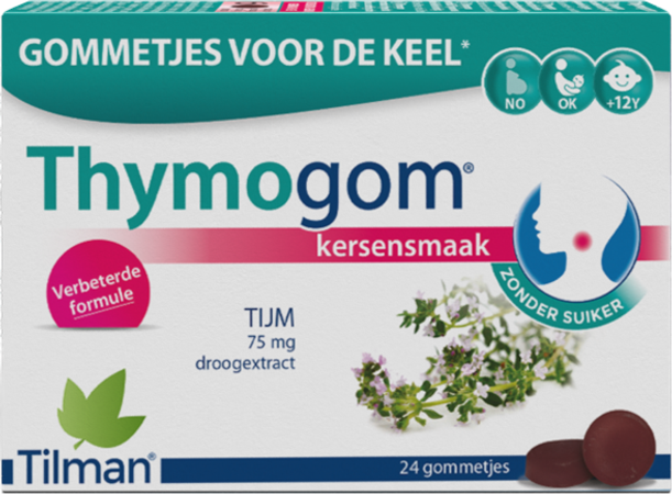 Thymogom Gommetjes Tijmextract 24 4