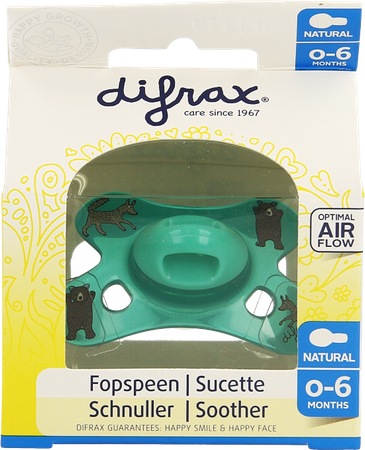 Difrax Fopspeen Natural 0-6m 15