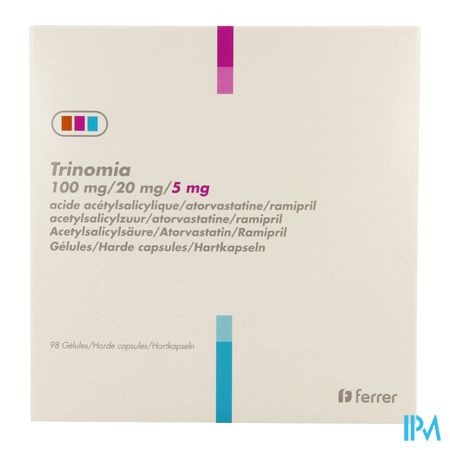 Trinomia 100mg/20mg/ 5,0mg Harde Caps 98 1