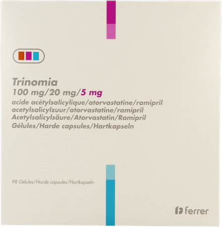 Trinomia 100mg/20mg/ 5,0mg Harde Caps 98 1