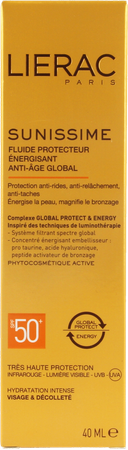 Lierac Sunissime Fluide Visage Ip50 Prot.ener.40ml 1