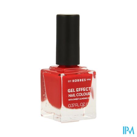 Korres Km Gel Effect Nail 53 Royal Red 11ml 1