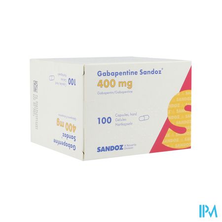 Gabapentine 400mg Sandoz Caps 100 X 400mg