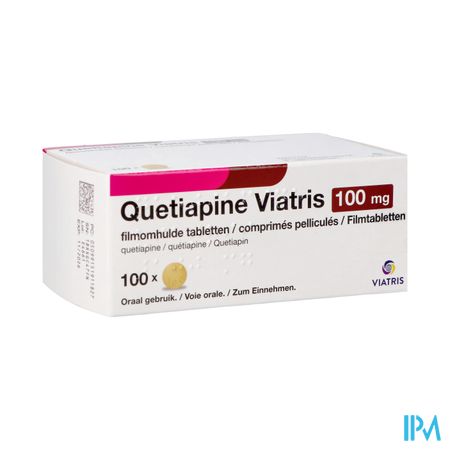 Quetiapine Viatris 100mg Filmomh Tabl 100