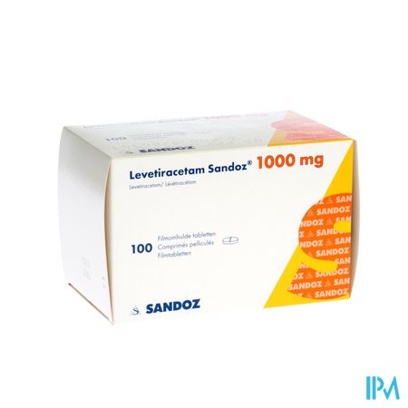 Levetiracetam Sandoz Comp Pell 100 X1000 mg 1
