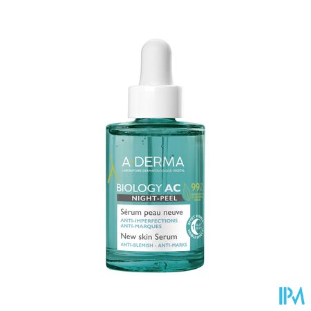 Aderma Biology Ac Night Peel Serum A/onzuiv. 30ml 2
