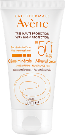 Avene Zonnecreme Minerale Z.hoge Besch.spf50+ 50ml 6