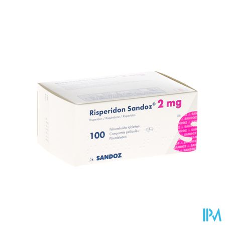 Risperidon Sandoz Comp Pell 100 X 2mg