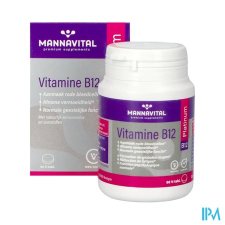 Mannavital Vitamine B12 Platinum V-tabl 60 Nf 4