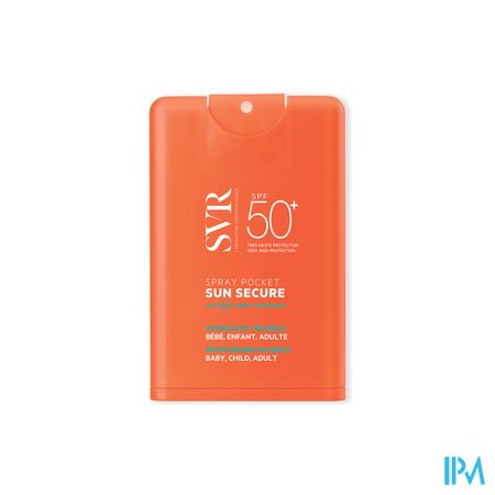 Svr Sun Secure Spray Pocket Spf50+ 20ml