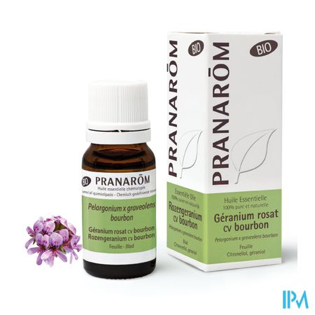 Geranium Bourbon Bio Ess Olie 10ml Pranarom 8