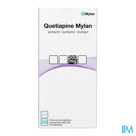 Quetiapine Mylan 200mg Filmomh Tabl 250 Fl Hdpe 1
