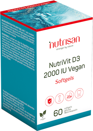 Nutrivit D3 2000 Iu Vegan Softgels 60 1