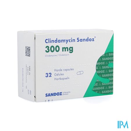 Clindamycin Sandoz Harde Caps 32x300mg