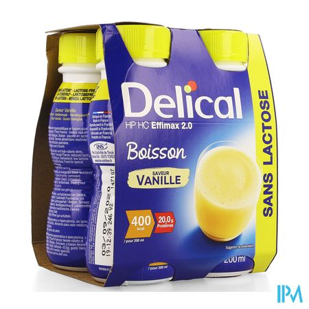 Delical Effimax 2.0 Vanille 4x200ml