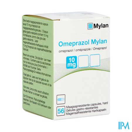 Omeprazol Viatris 10mg Caps 56