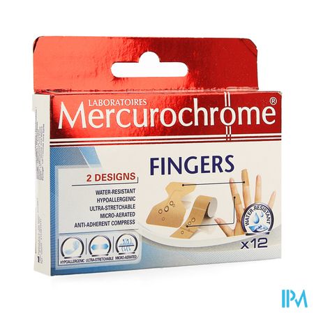 Mercurochrome Pleister Fingers 12