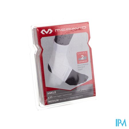 Mcdavid Dual Strap Ankle Support White M 433