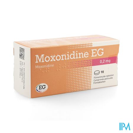 Moxonidine EG Tabl 98X0,2Mg