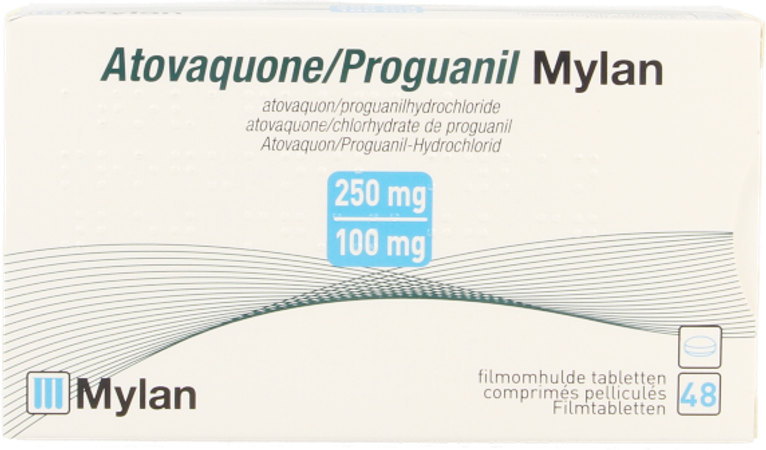 Atovaquone Proguanil Viatris 250/100mg Comp Pell48 5