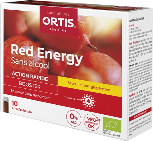 Ortis Red Energy Citroen Gember Bio Z/alc 10x15ml 3