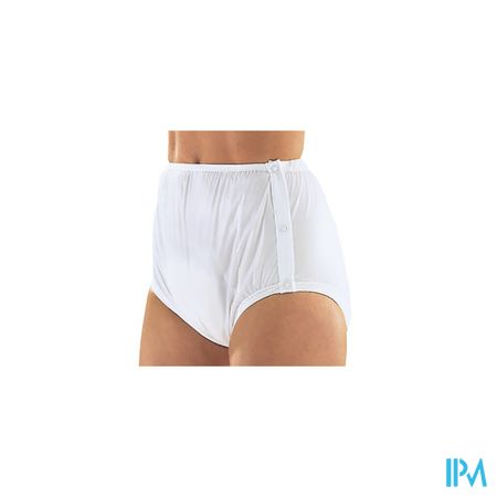 Suprima 1222 Slip Pvc/pes Drukknopen Zij Wit T50 1