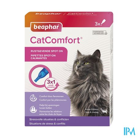 Beaphar Cat Comfort Spot On Rustgevend 3 X 0,55ml 1