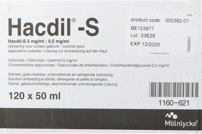 Hacdil-s 120x50 ml Unit Dose 1