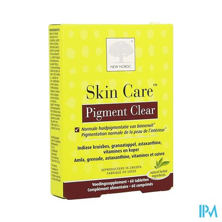 New Nordic Skin Care Pigment Clear Tabl 60