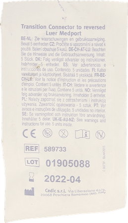 Transitie Connector Mannelijk Luer Sonde 2