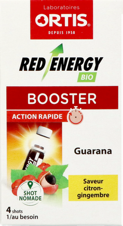 Ortis Red Energy Citron Gingembre Bio Shots 4x15ml 3