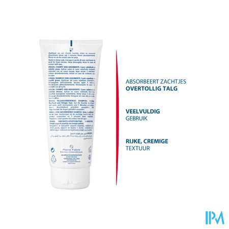 Ducray Argeal Sh Talgabsorberende Verzorg. 200ml 10