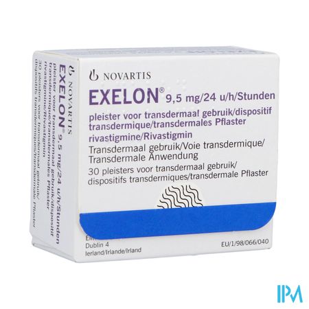 Exelon 9,5mg/24u Pleister Transdermaal 30