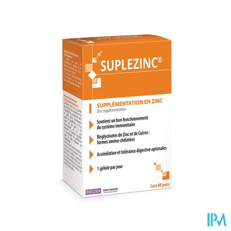 Ineldea Suplezinc Isn Etui Caps 60