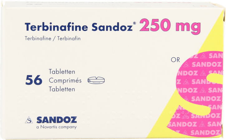 Terbinafine Sandoz Comp 56 X 250mg 4