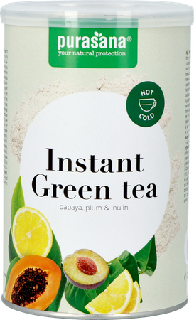 Plantapol Green Tea Instant Papaya Pruim Pdr 200g 1