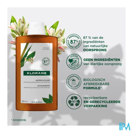 Klorane Capil. Sh Galanga 400ml 12