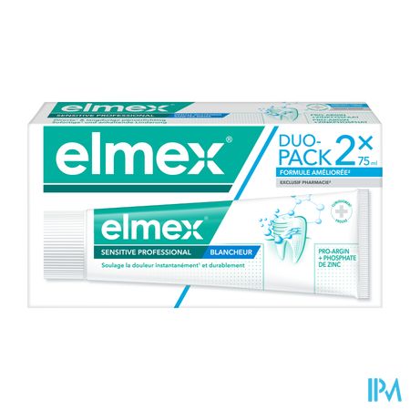 Elmex Sensitive Pro.whitening Tandpasta 2x75ml Nf 5
