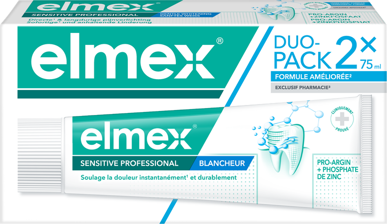 Elmex Sensitive Pro.whitening Tandpasta 2x75ml Nf 5