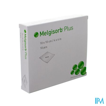 Melgisorb Plus Cp Ster 10x10cm 10 252200